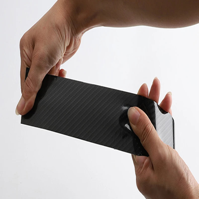 DIY Nano 3D Carbon Fiber Car Stickers Door Sill Protector Bumper Tape Car Protector Strip Waterproof Protection Film 1/3/5/7/10M