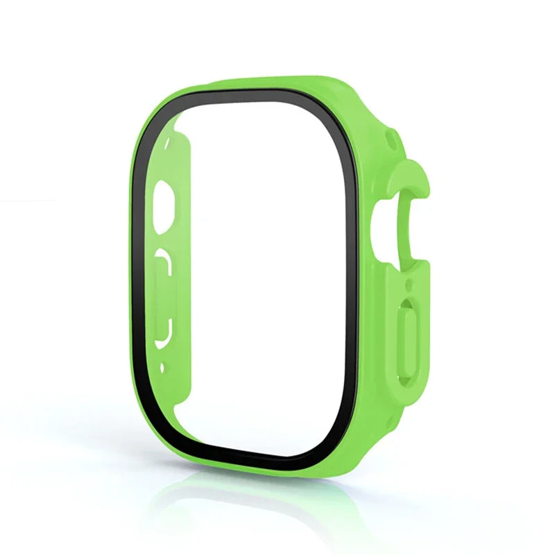 For Apple Watch Ultra 3 49mm 2026 PC Bumper+Screen Protector Tempered Glass+Cover for apple watch Case ultra 2/Ultra Accessories