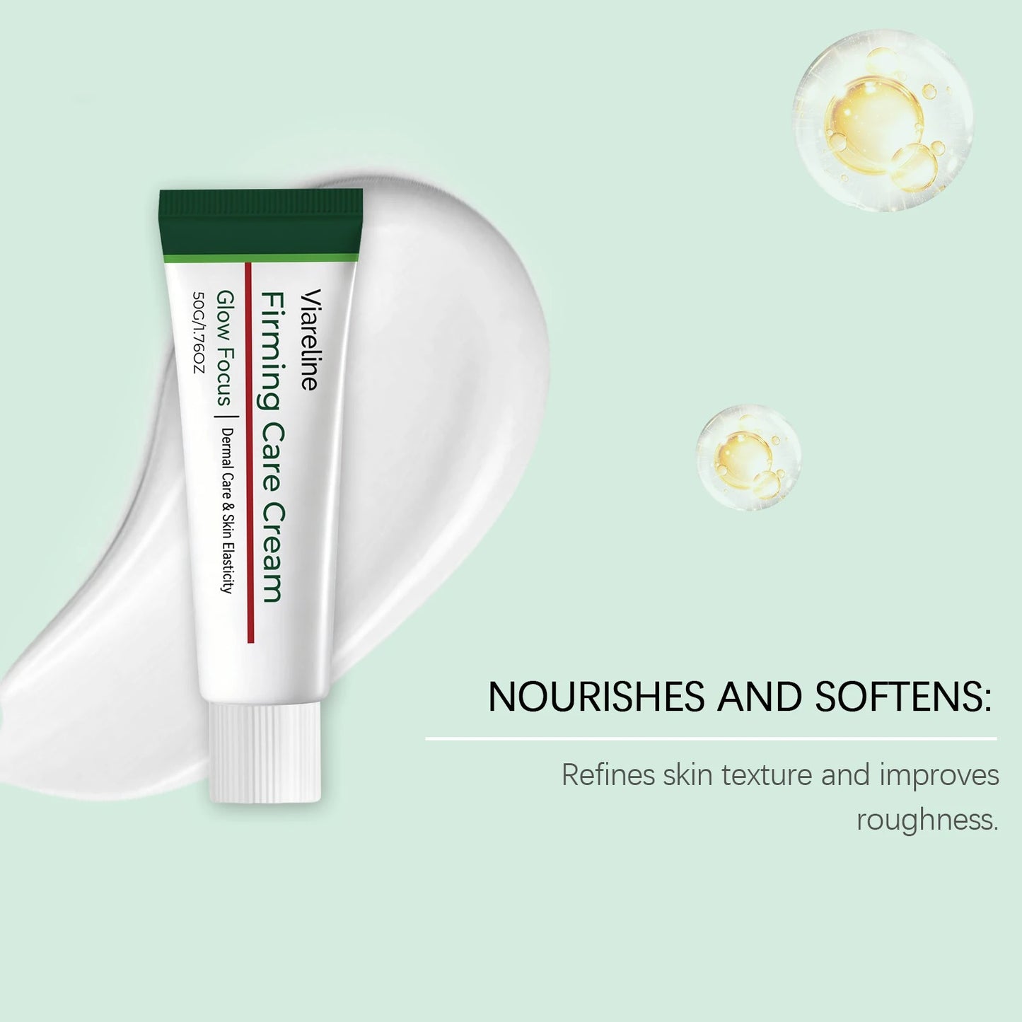 Firming Care Cream 50ml Enhance Skin Elasticity Brighten Skin Tone Smooth Lightweight Non-Greasy Moisturizer Skin Care