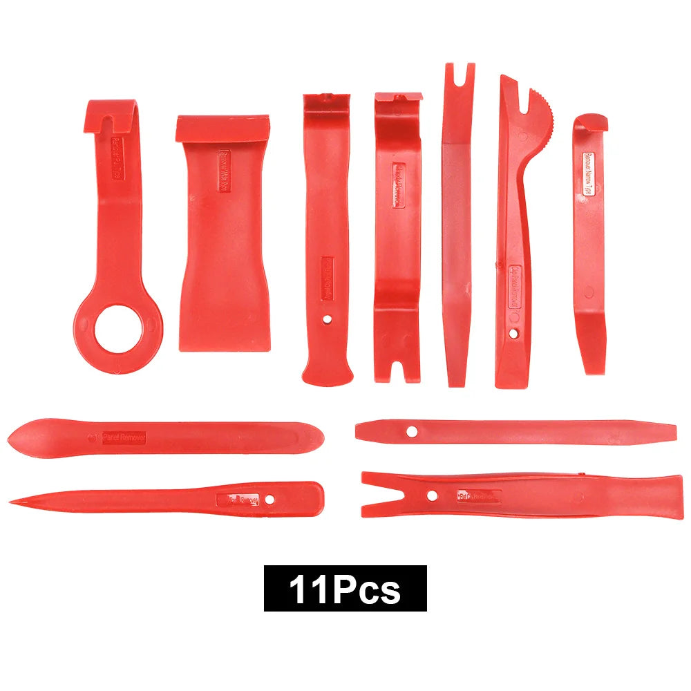 Car Interior Removal Kit - Easy To Pry Fasteners -Non-Scratch Remove Door Clips And Audio Instrument Panel