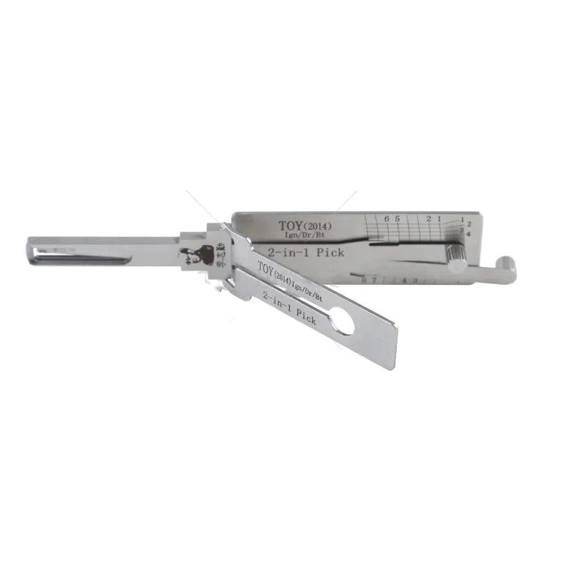 Original Lishi 2-in-1 HU66 HU100 HON66 HU100R HU92 HY22 TOY2 TOY48 HU101 HU162T-8 lishi Pick Tool  Door opening tool Stainless s