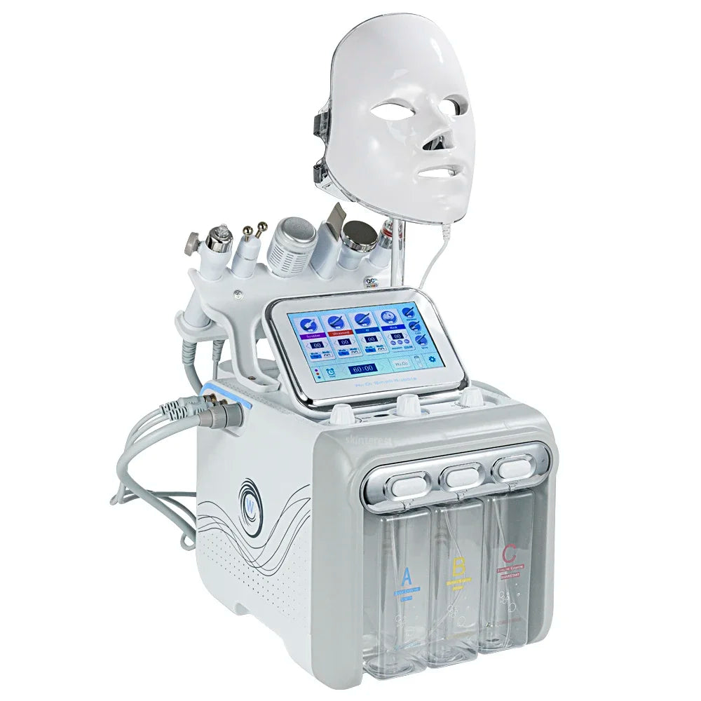 7in1Small Bubble Facial Machine Water Oxygen Jet Hydro Diamond Peeling Microdermabrasion Deep water replenishment Deep cleaning