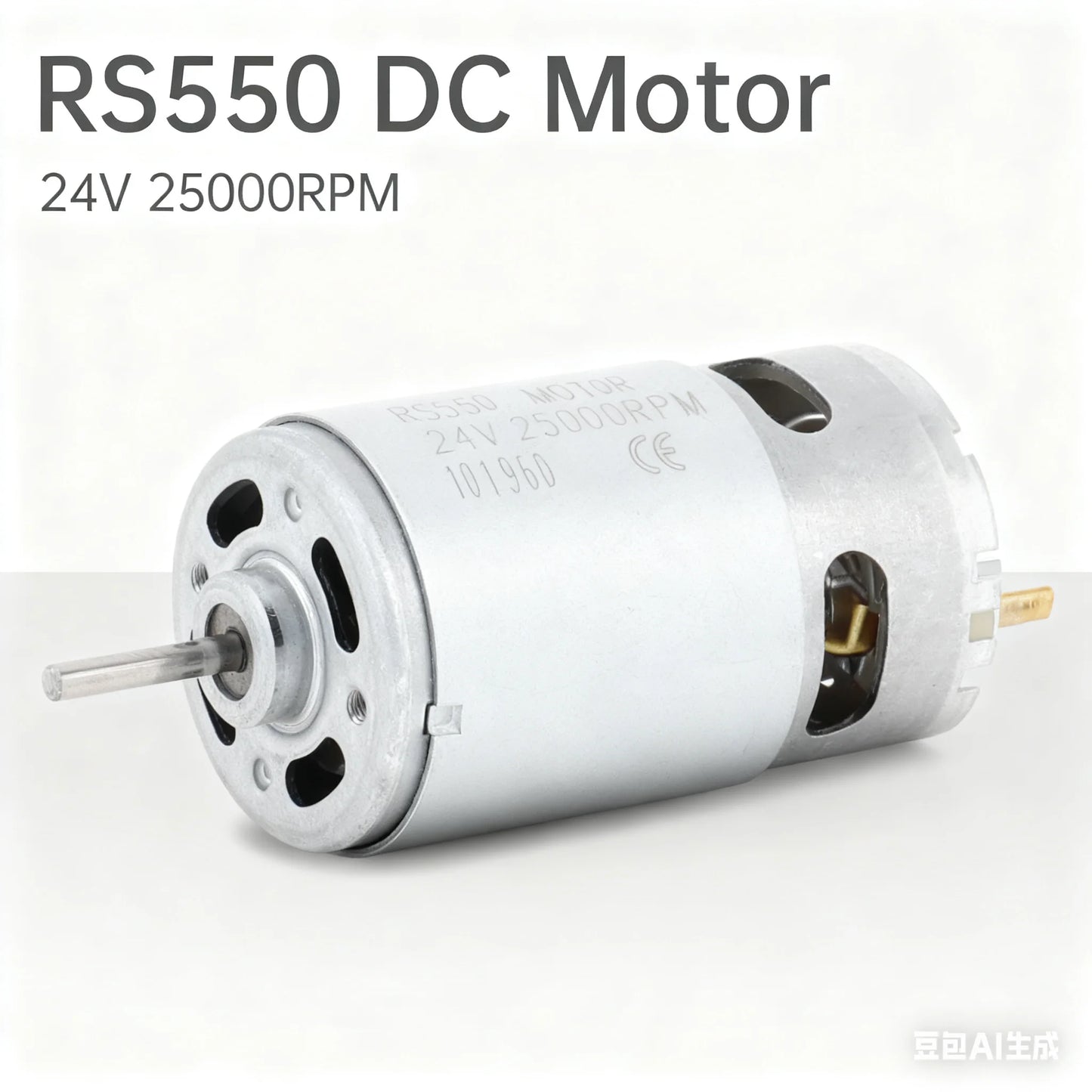 RS550 DC Motor 24V 25000RPM High Speed Motor Electric Drive Motor for Kids Ride On Car Motor Upgrade / 18V / 20V / 24V Motor DIY