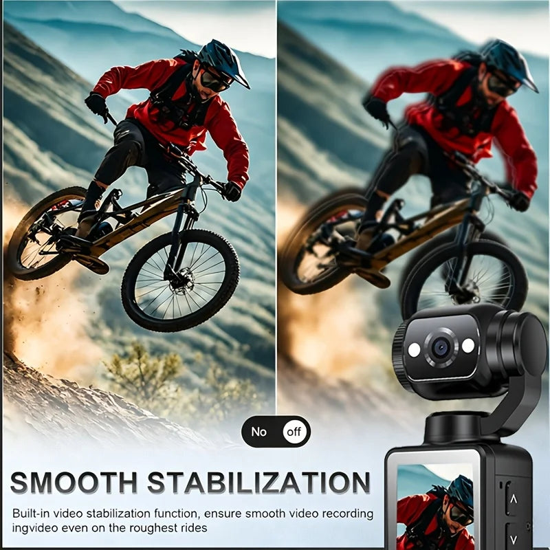 4K Ultra-Light Sports Camcorder with Tripod & 32GB Memory
