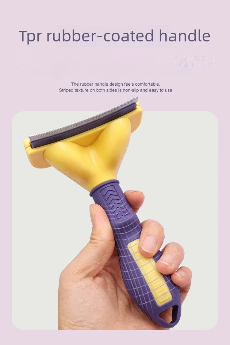 Pet brush, pet grooming tool, deshedding comb, Teddy and Golden Retriever hair removal brush, pet cleaning supplies