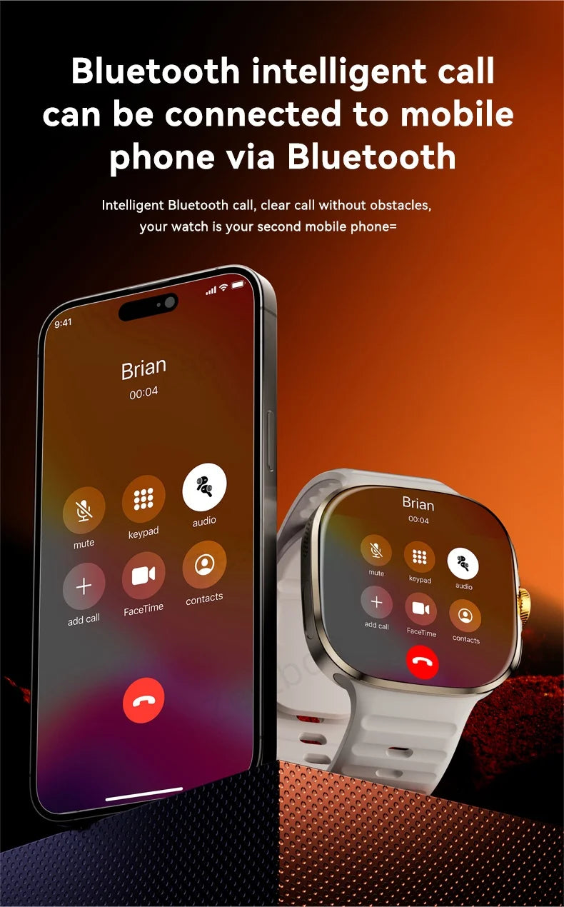 Original M99 Smartwatch with 2.4 Inch AMOLED Screen 4G/5G SIM Card Slot GPS WiFi 190° Rotating Camera Android 10.0 Gaming Watch