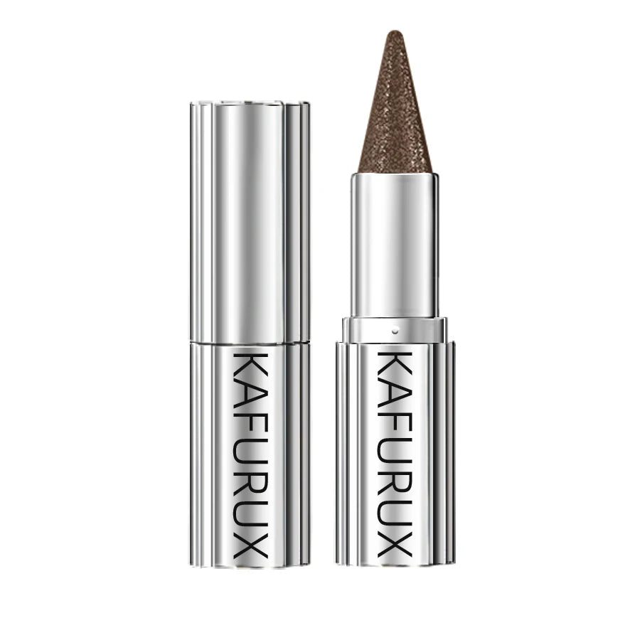 1pc Waterproof Brown Eyeshadow Sticks Long Lasting High Pigmented Shimmer Glitter Natural Eye Shadow Pencil Crayon Makeup Gifts