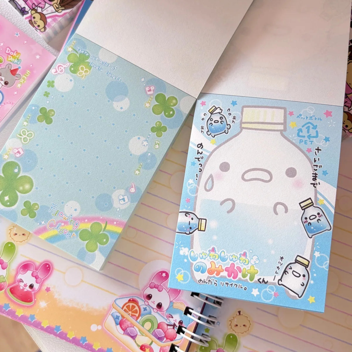 Japanese Retro Cute Showa Style Memo Pads Non Adhesive Journaling Decorative Paper 70 Sheets Each