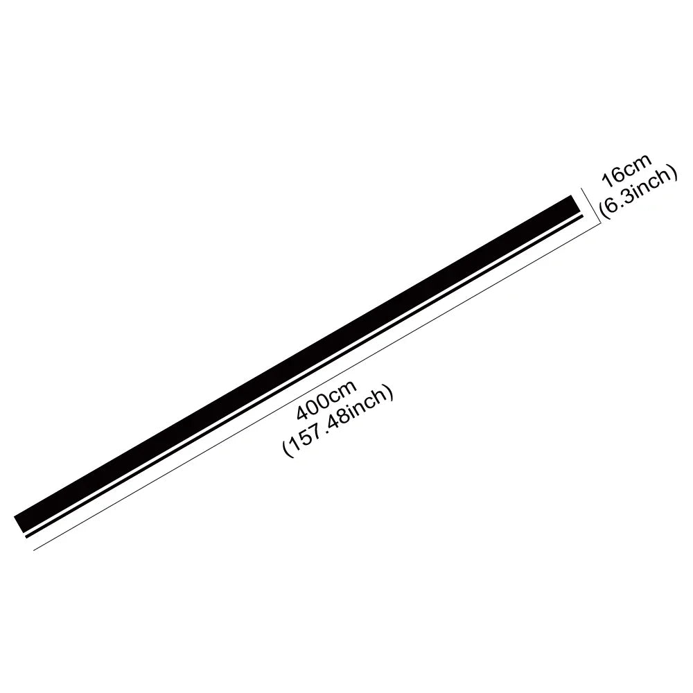 Car Hood, Roof & Trunk Racing Stripe Kit – Vinyl Decal Compatible with BMW 3 Series E90 F30 G20
