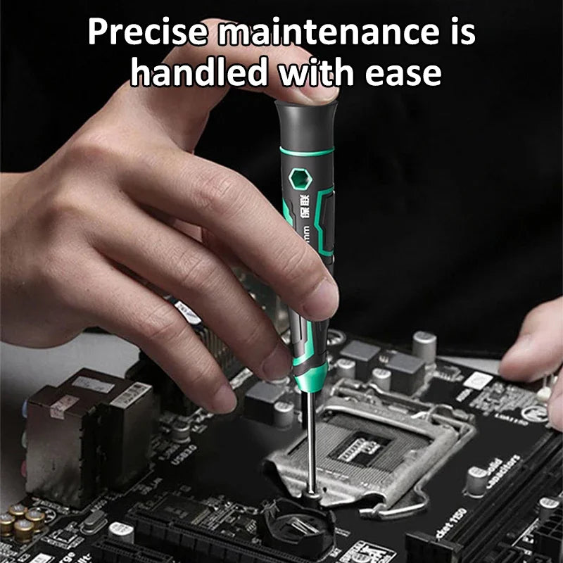 Precision Magnetic Screwdriver Anti-Slip Handle Phillips/Slotted Type Mini Screw Driver Installation and Disassembly Repair Tool