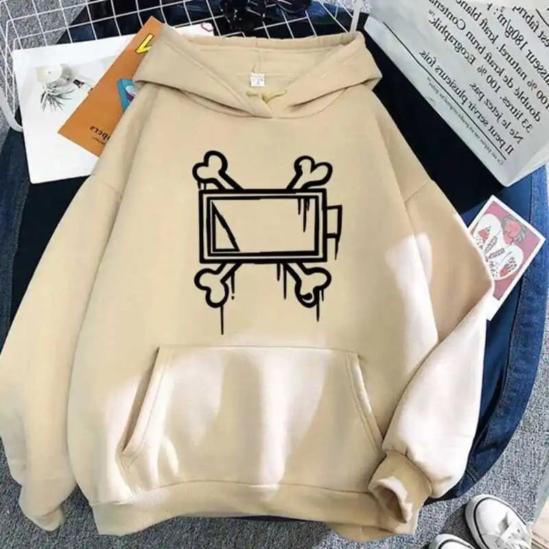 Graphic Print Fleece Hoodie - Unisex Casual Hooded Sweatshirt - photo 7