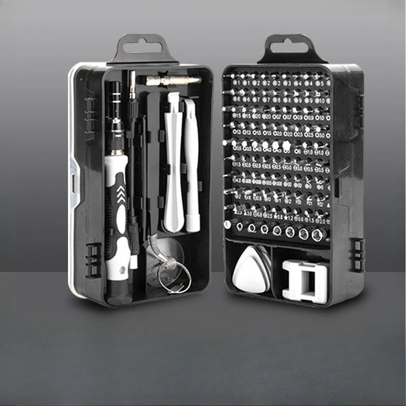115-in-one Cross-border Watch, Computer and Mobile Phone Disassembly and Repair Hardware Tools Screwdriver Set Tool Kit