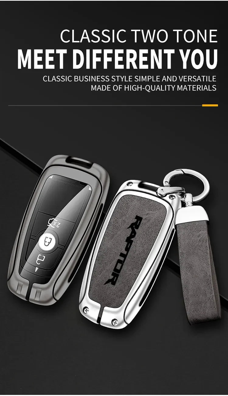 Zinc Alloy Remote Key Fob Cover for Ford F-150 / Raptor