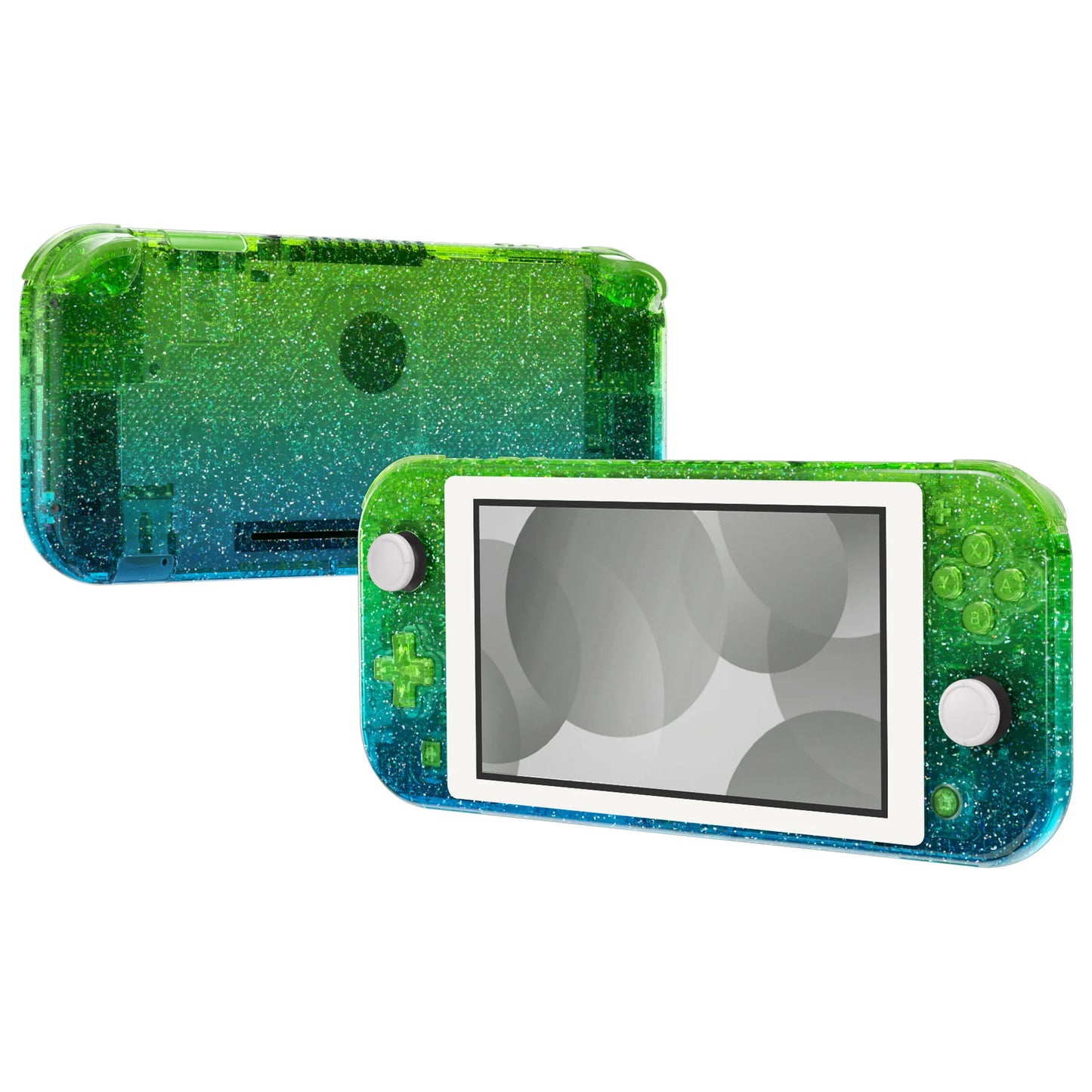 eXtremeRate Replacement Handheld Controller Housing Custom Shell with Screen Protector & ABXY Buttons for Nintendo Switch Lite