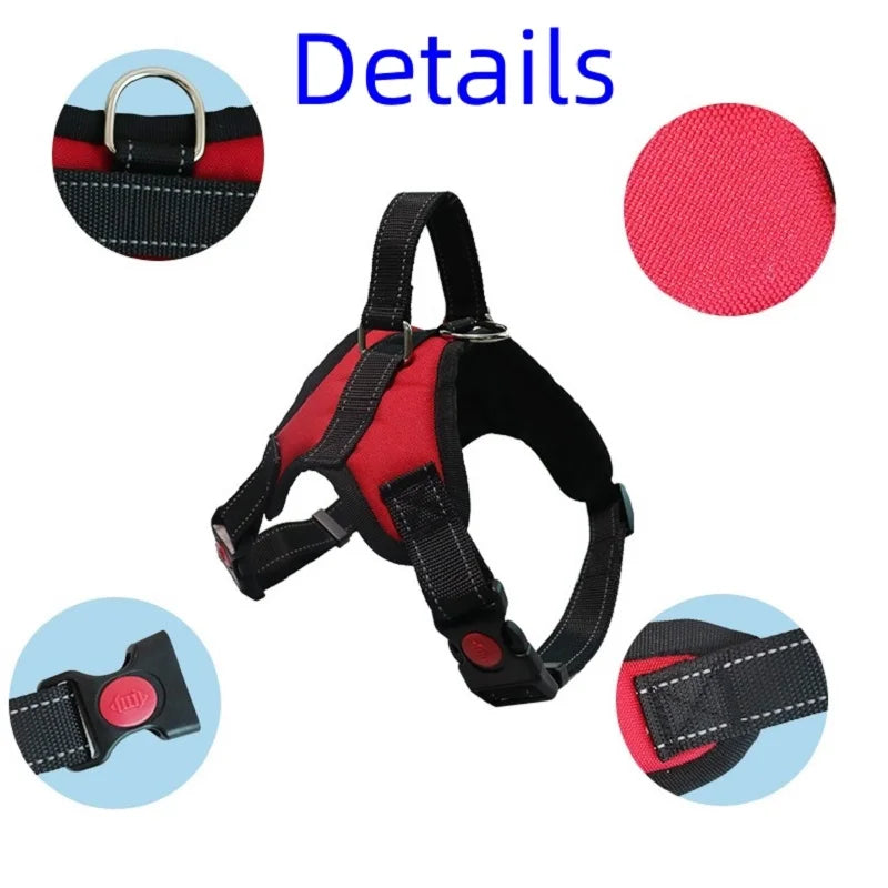 No-pull Strong Dog Harness Vest Harness for Dogs Small Medium Large Dogs Pet Accessories Corgi Chihuahua Shepherd Dog Supplies