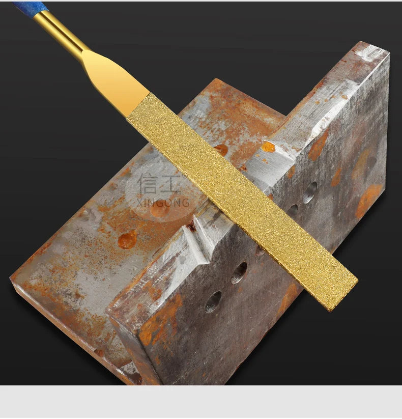 Diamond File, Titanium-coated File, Metal Jade Grinding Tool Set