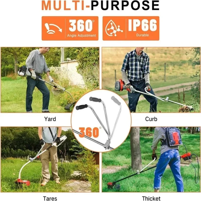 Trimmer Handle - Ergonomic Trimmer Grip Weeder Trimmer Handle Lawn Trimmer Handle for Lawn Care Trimmer Handle for Weed Whacker