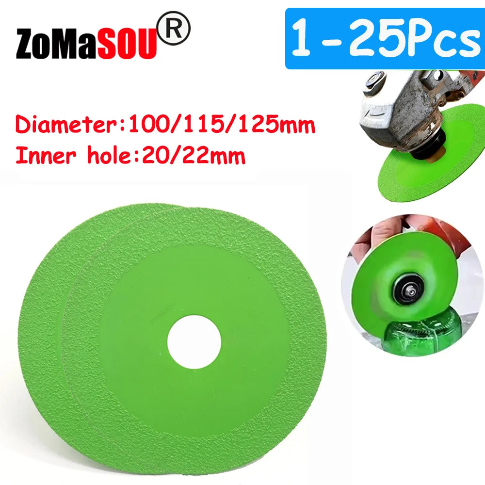 Ultra-thin diamond glass and tile cutting disc