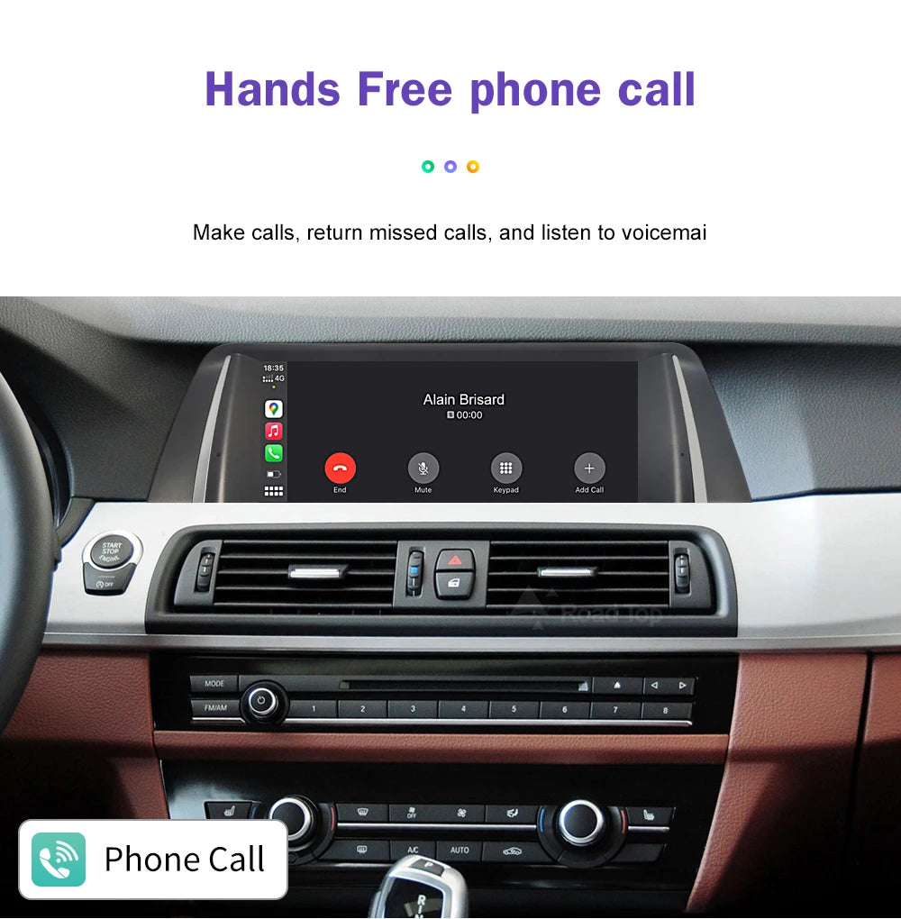 10.25" 12.3" Multimedia Touch Screen For BMW 5 Series F10 F11 CIC NBT System 2026-2026 Wireless Carplay Android Auto Car Radio