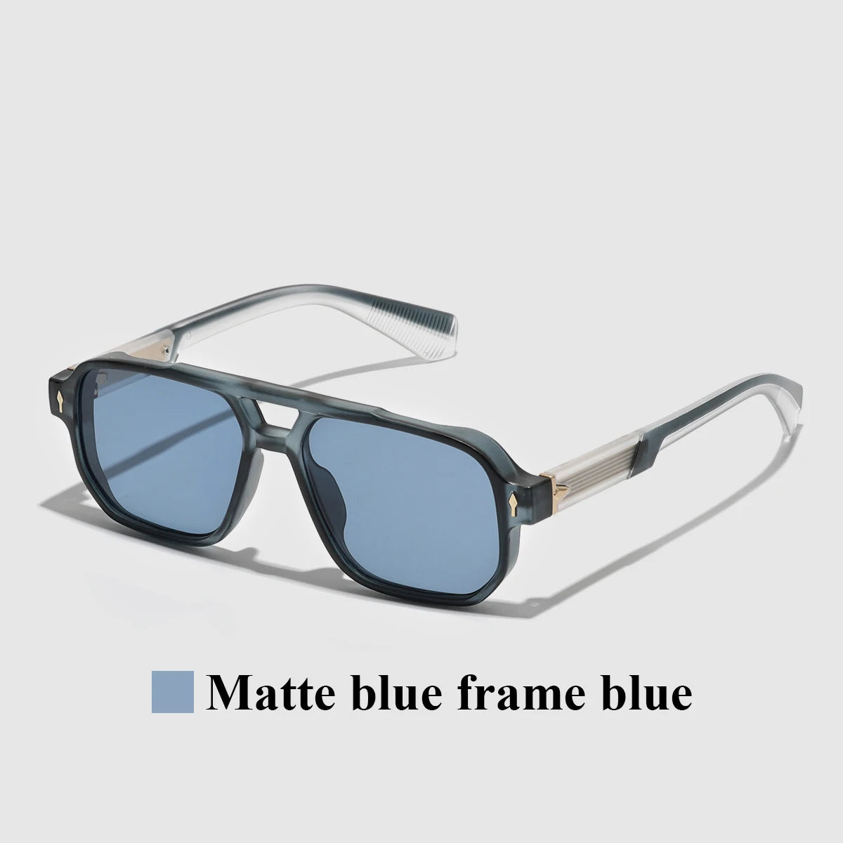 Transparent Frame Sunglasses — Retro Unisex UV400 Shades