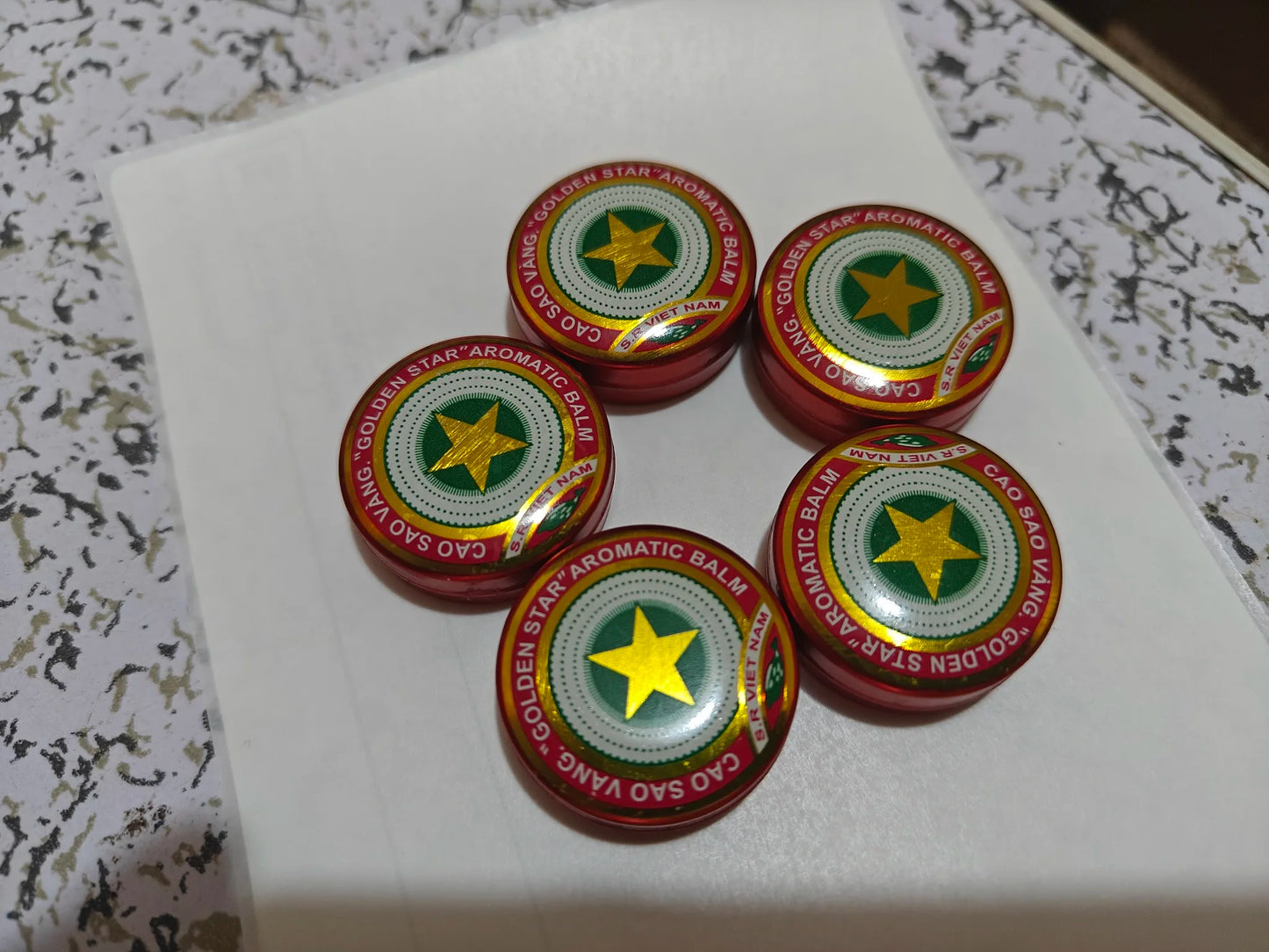 10pcs/bag Cao Xoa Tw3 Newest Vietnam Golden Star Tiger Balm Tiger Head Menthol Balm Refreshing Oil for Insect Cao Sao Vang