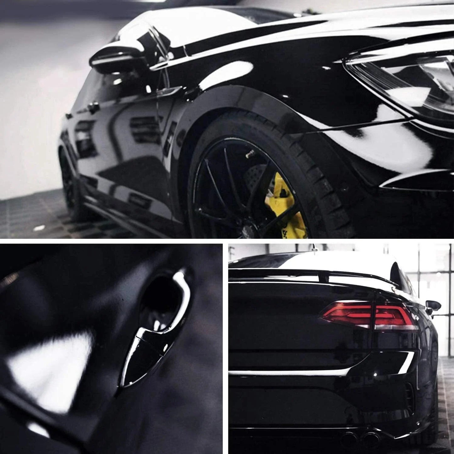 Carbon Fiber Car Body Vinyl Wrap Matte Accessories Glossy Black Sticker 3D 4D 5D 6D Auto Foil Cover Mirror Door Film Inner Out