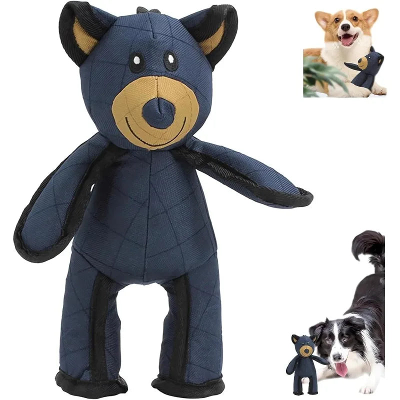 Teddy Bear Squeaky Dog Toy - Heavy Duty Plush for Chewers – photo 4