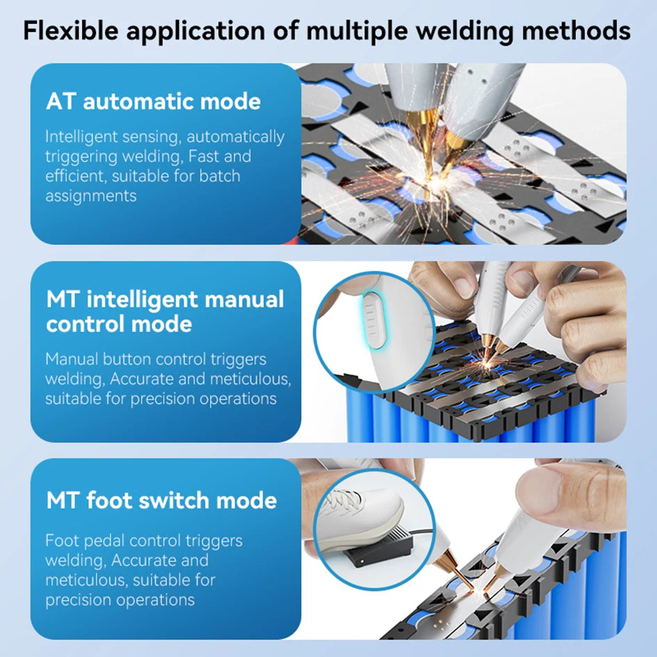 AWithZ UF20B Spot Welder Super Farad Capacitor Spot Welding Machine 18650 Lithium Battery DIY Nickel Sheet Welding Machine EU