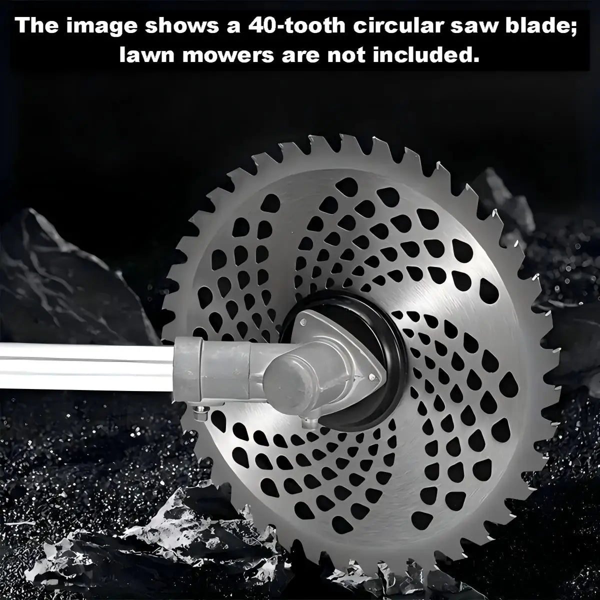 1Pc 10-Inch 40T/60T Brush Cutter Saw Blade Lawn Trimmer, Comes with 4/5 Accessories, Carbide Material for Durability, Can Quickly Remove Weeds and Trim Thick Branches, Ideal Garden Weeding and Mowing Helper, Lawn Trimming, Tr