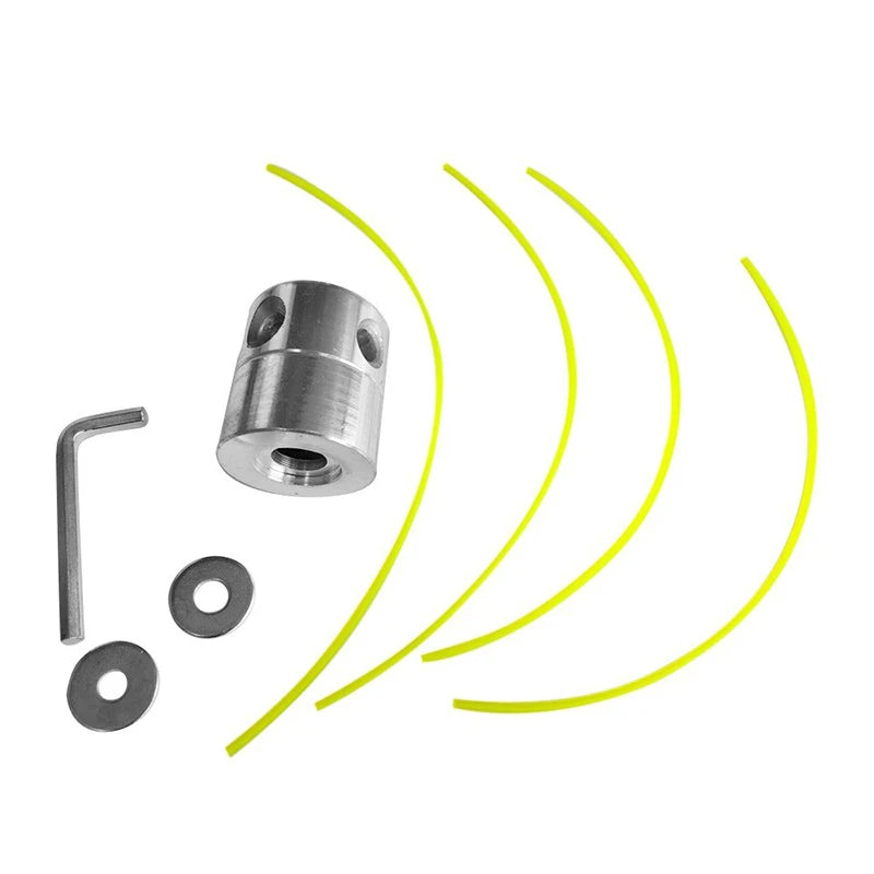 Universal Aluminum Trimmer Head with 4 Trimmer Lines – For Brush Cutter & Grass Trimmer