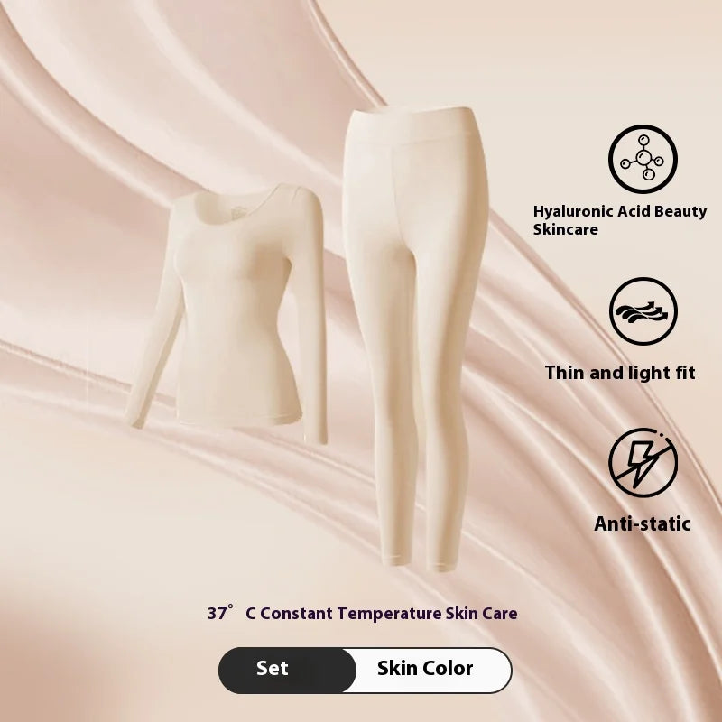 Women's Thin Thermal Undershirt - Long Sleeve Base Layer Top - photo 7