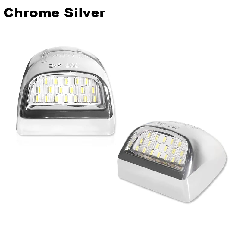 18 LED License Plate Lights for Chevrolet Silverado 1500 2500 3500 Avalanche GMC Sierra Suburban Tahoe Cadillac Escalade 6000K