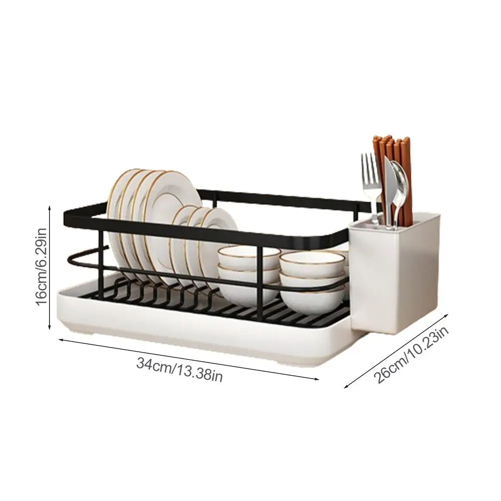 Kitchen Counter Dish Rack - Detachable Plate & Bowl Organizer - photo 7