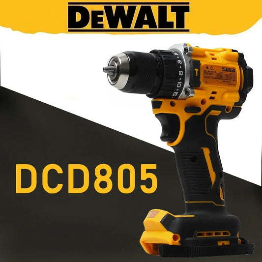 2026 NEW DEWALT DCD805 20V Power Tools Brushless Impact Drill Cordless Electric Screwdriver Multi-Function Hand Drill 668
