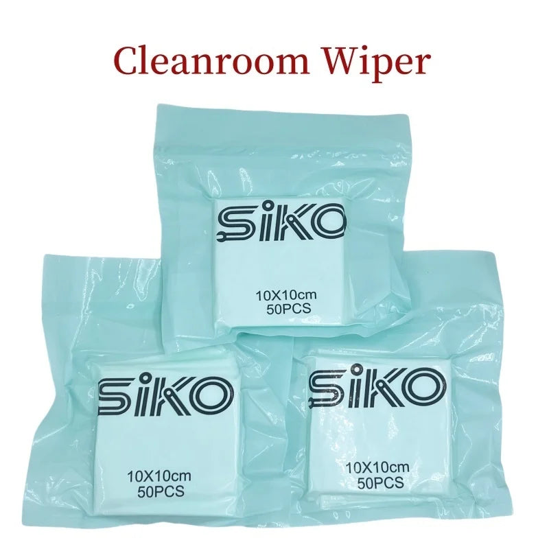 High-Quality Dust-Free Cloth 10x10cm Muti-choice Ultra-Soft Microfiber Cleanroom Wiper for PCB Watch Jewelry & Smartphone Repair