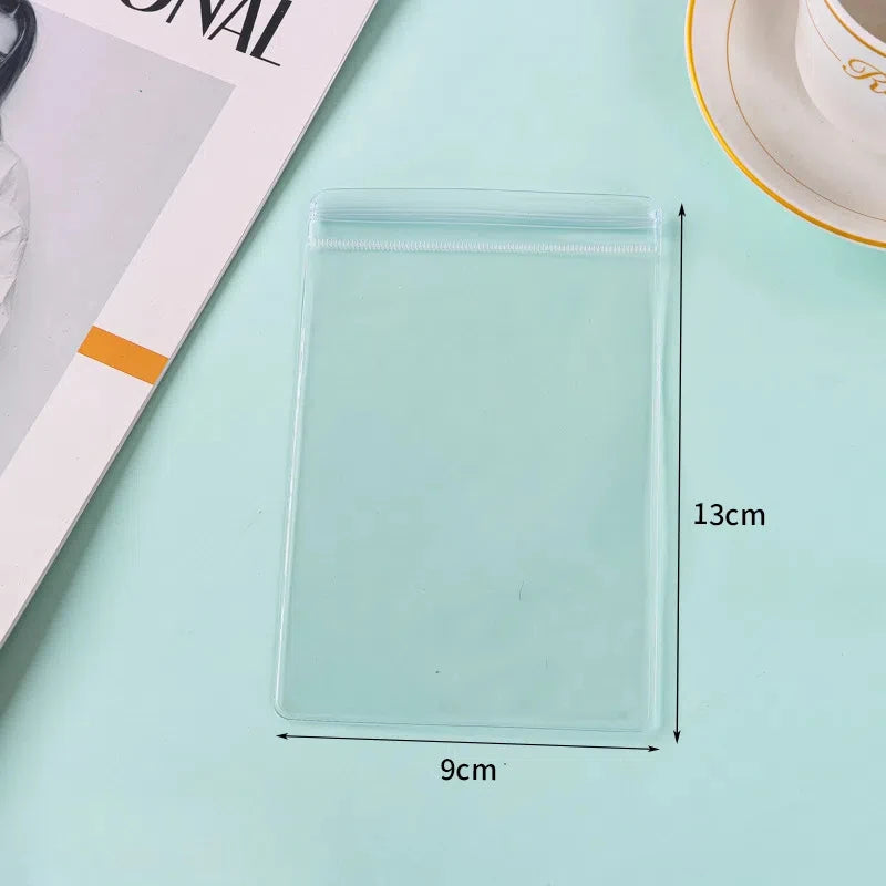 50/20/10 PCS PVC Self Sealing Jewelry Bag Thick Necklace Bracelet Ziplock Bag Ring Storage Holder Bag Storage Anti-oxidation Bag