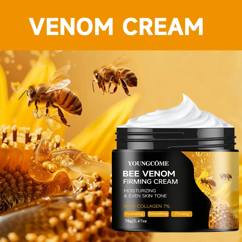 YOUNGCOME Bee Venom & Collagen Face & Neck Cream – Firming, Anti-Aging, Whitening & Deep Hydration | CPNP Certified | 40g & 70g