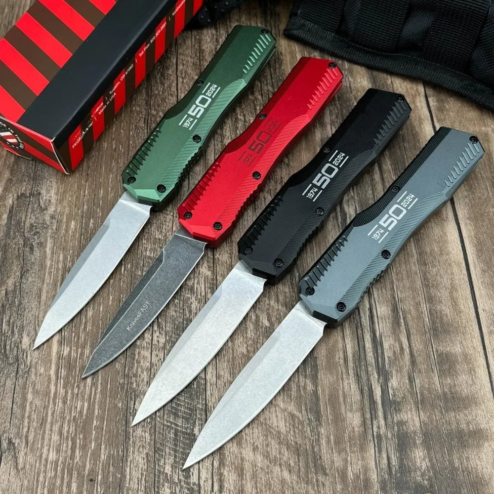 KS 9000 Matt Diskin Livewire K50 Pocket Knife D2 Steel Blade T6 Aluminum Handle Outdoor EDC Camping Knife Survival Hunting Tools