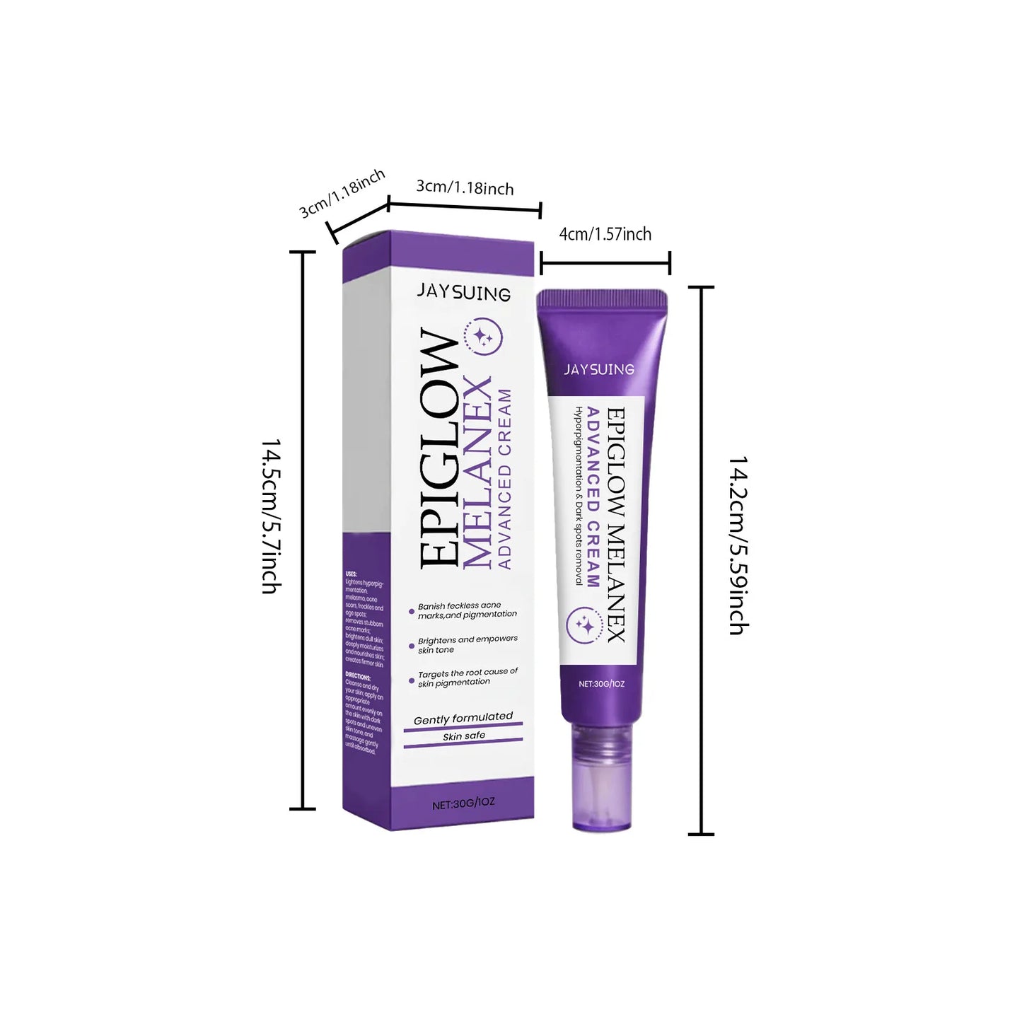 Subtle Glow Velvet Cream Creates a soft-focus effect that visually evens skin tone for a silky, polished appearance