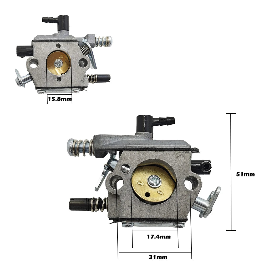 Chainsaw Carburetor Carb Brush Cutter Carburetor Fit KOMATSU 4500 5200 5800 45cc 52cc 58cc Chainsaw Spare Parts