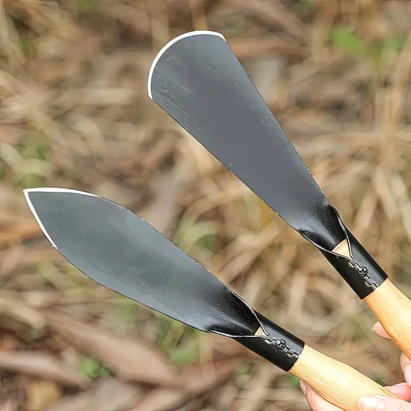 2pcs Metal Garden Trowels - Hand Shovels for Digging, Transplanting, Planting, and Weeding Tools
