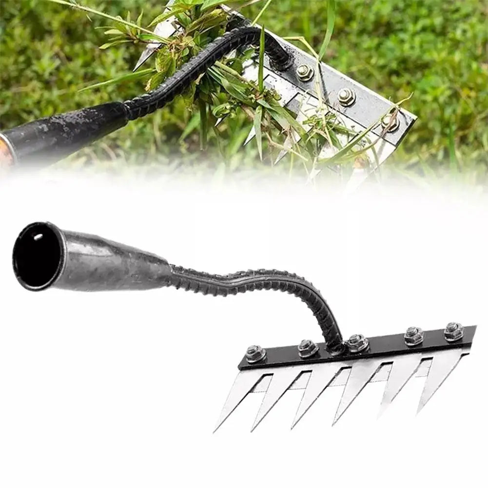 5/6/7/8 Garden Hoe Weeding Tool Digging Wild Vegetables Weeding Loosening Soil Agricultural Farm Tools Menggang Rake Accessories