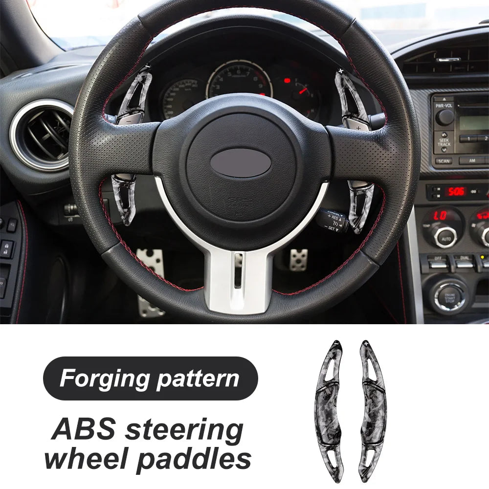 Car Steering Wheel Shift Paddle Shifter Extended Carbon Fiber ABS For Subaru BRZ Impreza WRX XV Crosstrek Forester For Toyota 86