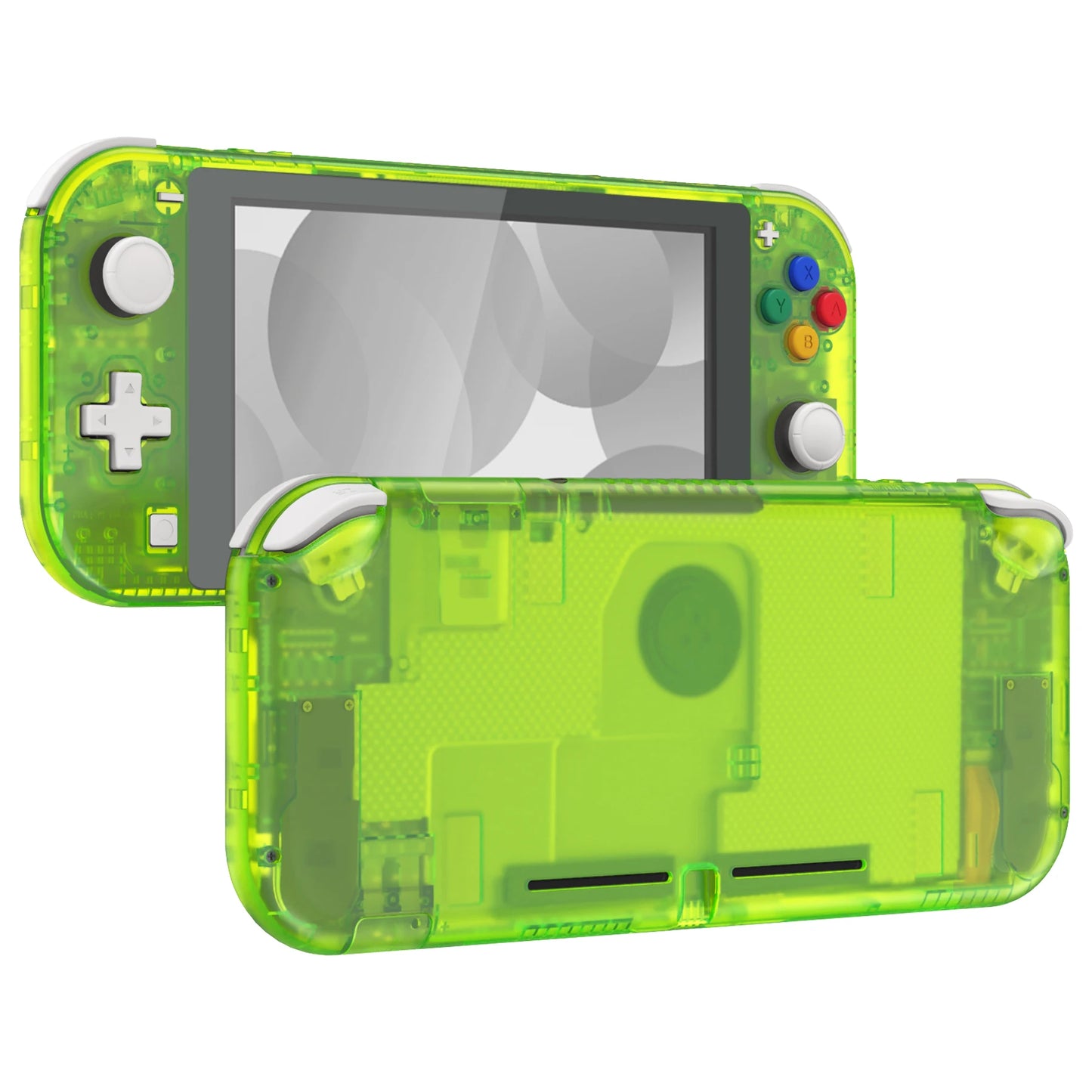 eXtremeRate Replacement Handheld Controller Housing Custom Shell with Screen Protector & ABXY Buttons for Nintendo Switch Lite