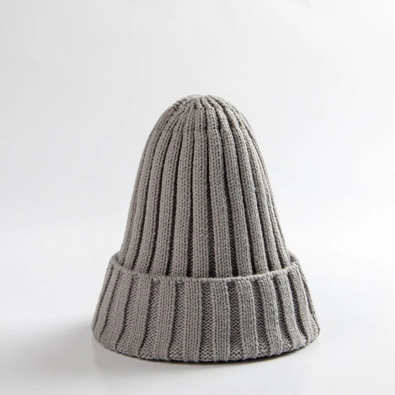 Kids Crochet Knit Bonnet Beanie - Solid Winter Hat 1-6 Years - photo 6