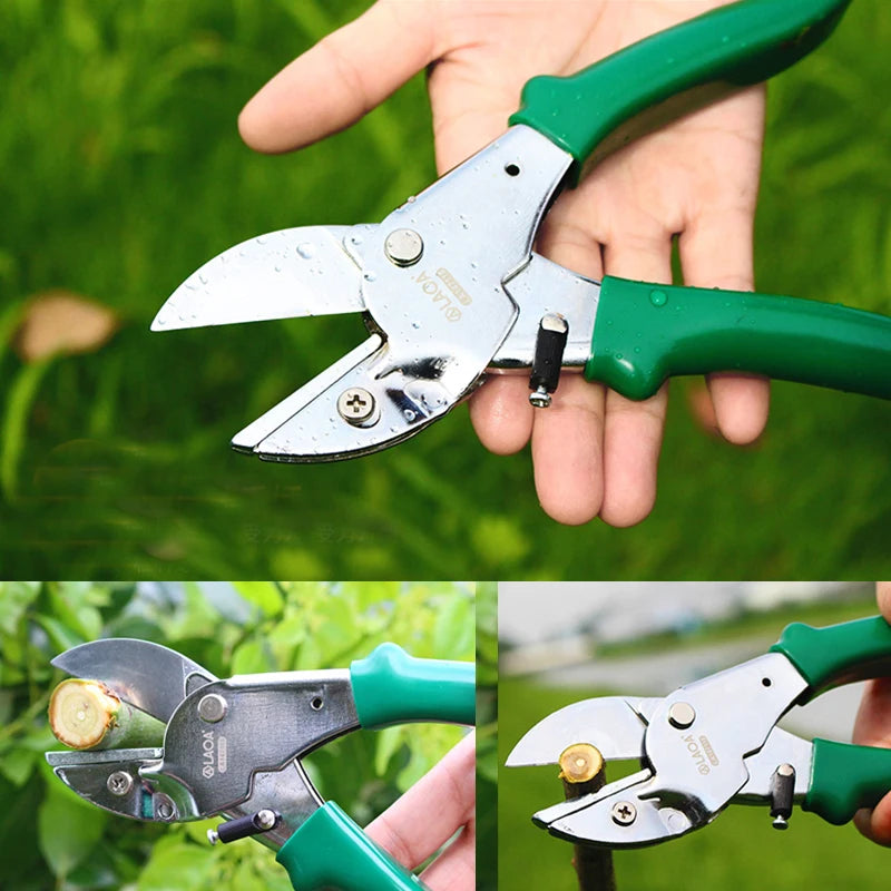 LAOA 8" SK5 Pruning Shears – Garden Fruit Scissors with Spare Blade