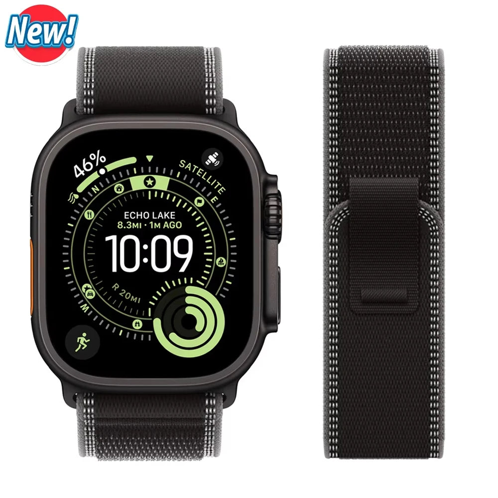 trail loop For apple watch ultra 3 2 Band 49mm 44mm 40mm 45mm 41mm 42mm correa bracelet iWatch series 7 se 8 9 10 11 46mm straps