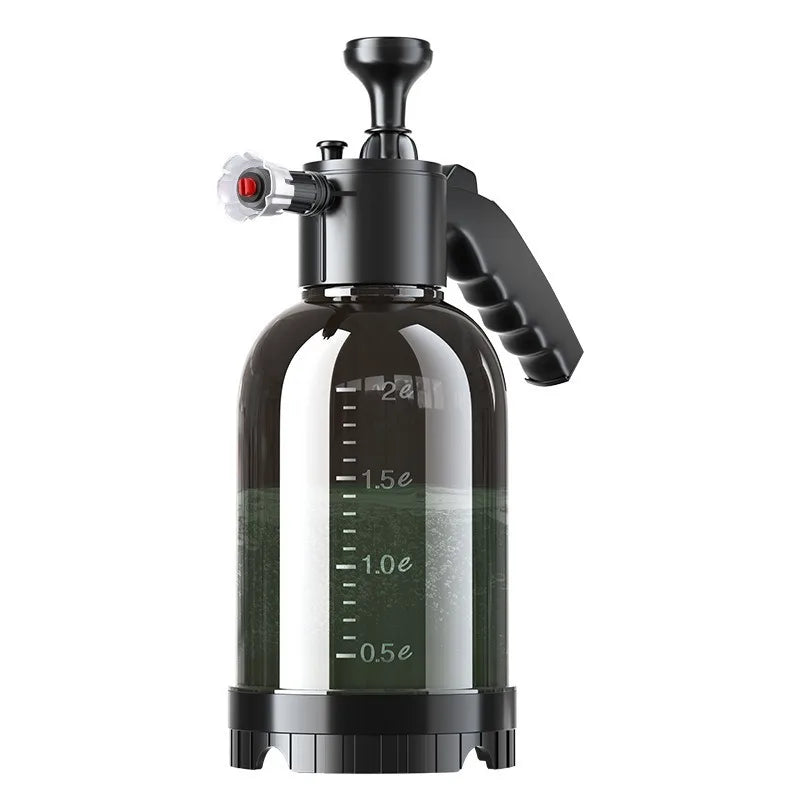 2L High Pressure Car Wash Foam Sprayer Bottle with Foam Nozzle for Auto Cleaning and Detailing