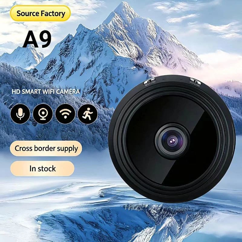 4K Mini WiFi Camera – Portable Magnetic Home Security Monitor