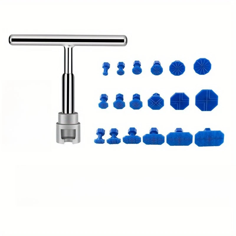 Dent Repair Puller Kit, Universal T Bar Repair Paintless Dent Repair Puller, Dent Removal Kit